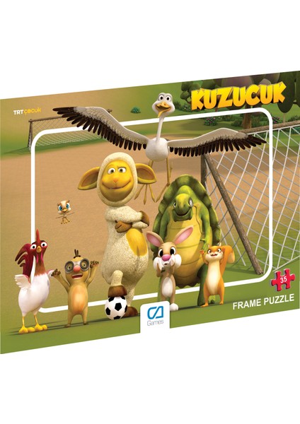 Kuzucuk Frame Puzzle - 35 Parça - Karışık Desen Gönderilecektir.