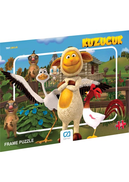 Kuzucuk Frame Puzzle - 35 Parça - Karışık Desen Gönderilecektir. fiyatları