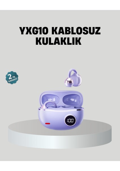 Sptrns Kulak Arkası Klipsli Bluetooth Kulaklık YXG10 Silikon Malzemeli Ergonomik