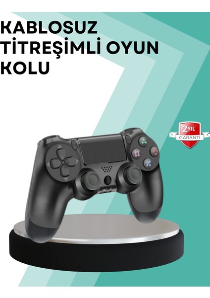Sptrns Kablosuz Ps4 Oyun Kolu – Çift Titreşimli Motor, Uzun Pil Ömrü ve Hassas Kontrol
