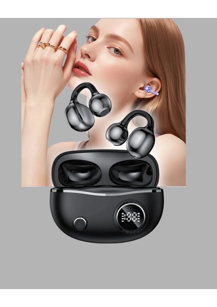 Sptrns Kablosuz Açık Kulak Kulaklık Bluetooth 5.4 Type-C Hızlı Şarj 30 Saat fırsatları