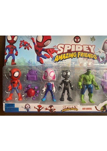 Spiderman Spidey ve Arkadaşları 6'lı Figür Set Oyuncak Spiderman Figür 6lı Set fiyatları