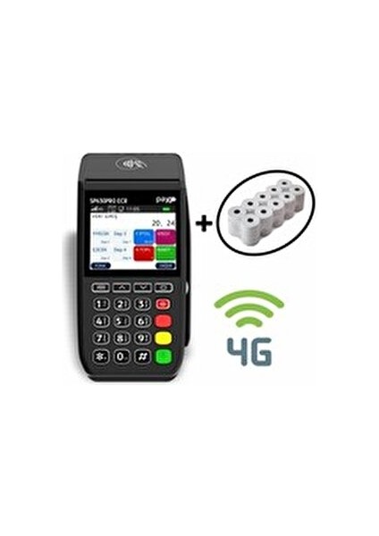SP630 4G Modem Yazarkasa Pos Hızlı Çekim ve Kurulum Özellikli Siyah Renk