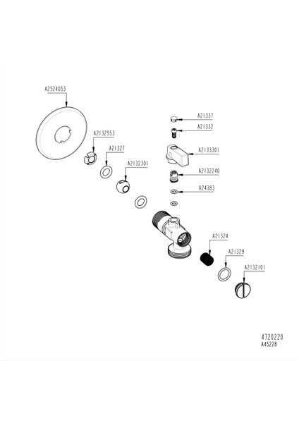 A45228 Filtreli Çamaşır Musluğu, Krom fiyatları