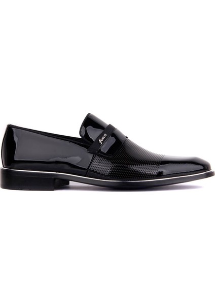 Bağcıksız Siyah Rugan Erkek Klasik Ayakkabı 9063 430 fiyatları
