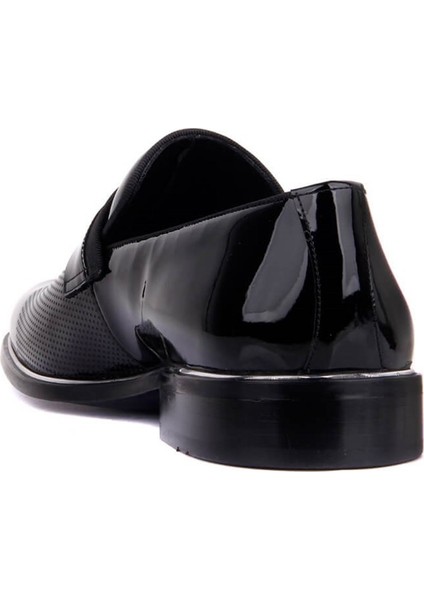 Bağcıksız Siyah Rugan Erkek Klasik Ayakkabı 9063 430 fırsatları