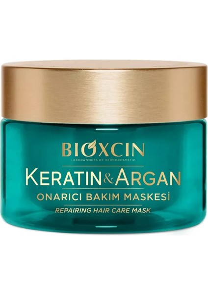 Keratin ve Argan Yağlı Onarıcı Saç Maskesi 225 ml – Derin Nemlendirme, Parlaklık ve Güçlü Protein Kompleksi