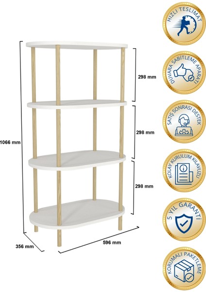 Embra Çok Amaçlı Dolap Beyaz
