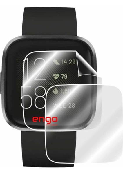 Fitbit Versa 2 Ekran Koruyucu TPU Film Şeffaf 2 Adet