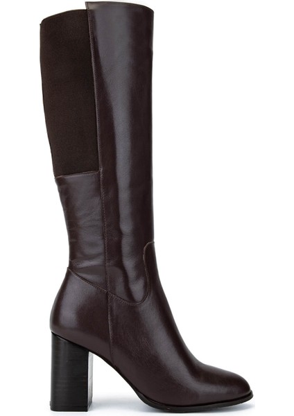 Kadın Hakiki Deri Kahverengi Klasik Çizme 33 10951 Bn Czm SK22/23 Kahve Nappa