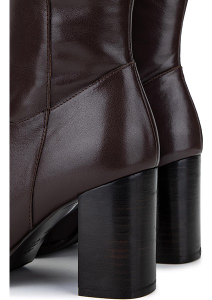 Kadın Hakiki Deri Kahverengi Klasik Çizme 33 10951 Bn Czm SK22/23 Kahve Nappa indirimleri