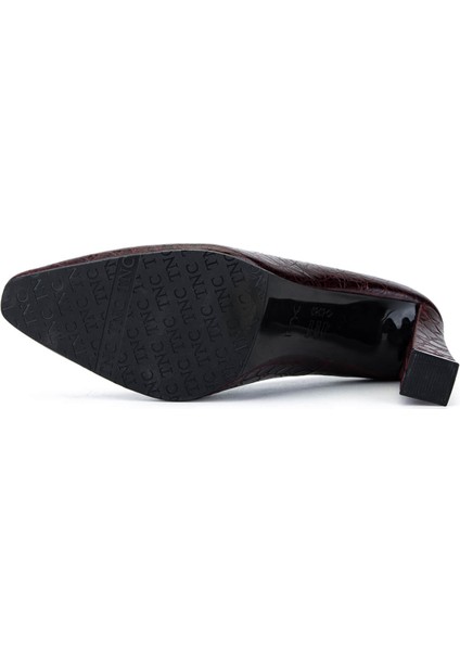 Kadın Bordo Rugan Topuklu Ayakkabı 1138 5147 Bn Ayk SK25-26 Bordo Fsly modelleri