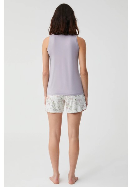 Yumuşak Dokulu Askılı Kadın Şort Takım 2806 fırsatları