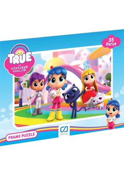 True Frame Puzzle - 35 Parça - Karışık Desen Gönderilecektir.