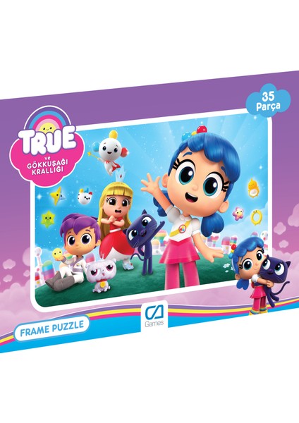 True Frame Puzzle - 35 Parça - Karışık Desen Gönderilecektir. fiyatları