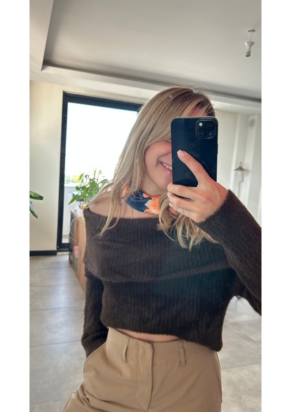 Kahverengi Premium Kazak