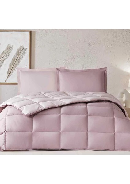 %100 Pamuk (Çarşafı Lastikli) Tek Kişilik Yatak Seti-Colourist Rose Pudra modelleri