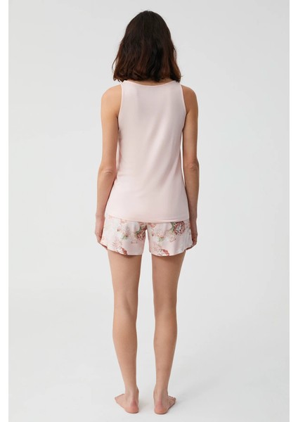 Yumuşak Dokulu Askılı Kadın Şort Takım 2817 fırsatları