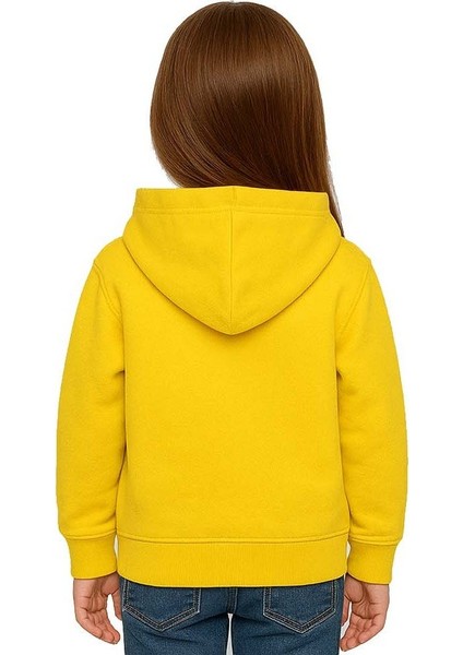 Unisex Baskılı Çocuk Swaetshirt Kapüşonlu 3 Iplik Şardonlu Kuromi Baskılı fiyatları