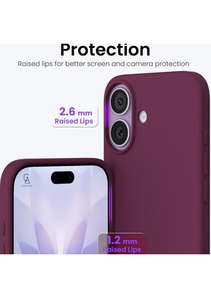 Apple iPhone 17 Uyumlu Içi Kadife Lansman Kılıf ve Temperli Cam Ekran Koruyucu modelleri