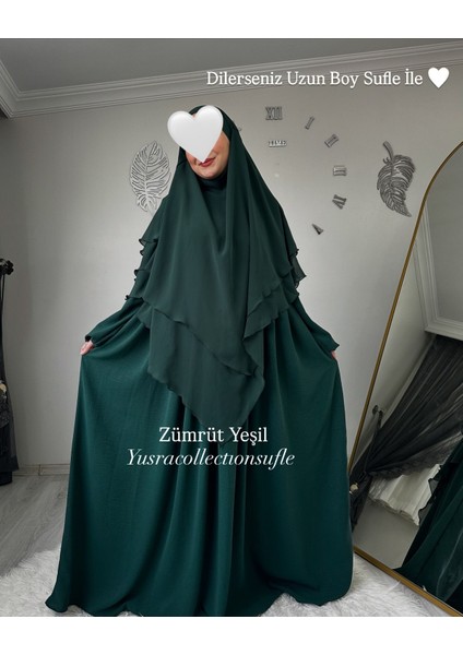 Ayrobin Elbise ve Uzun Sufle 2’li Takım