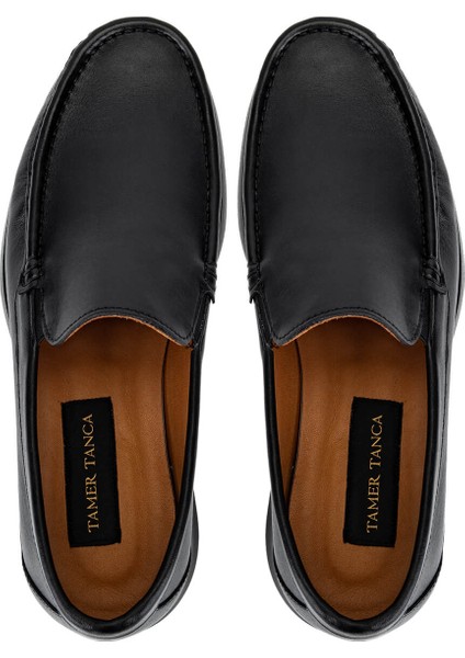 Erkek Hakiki Deri Siyah Loafer Ayakkabı 478 A14801 Erk Ayk SK25-26 Sıyah indirimleri