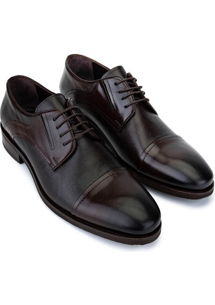 Erkek Hakiki Deri Kahverengi Klasik Ayakkabı 16 2394 Erk Ayk SK25-26 Kahve fiyatları
