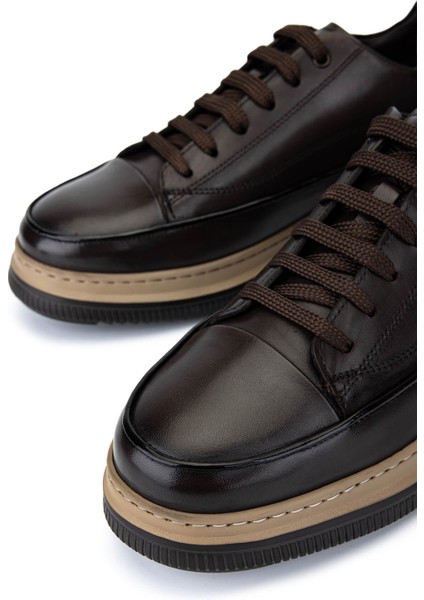 Erkek Hakiki Deri Kahverengi Casual Ayakkabı 1093 1561 Erk Ayk SK25-26 Kahve Dr fırsatları