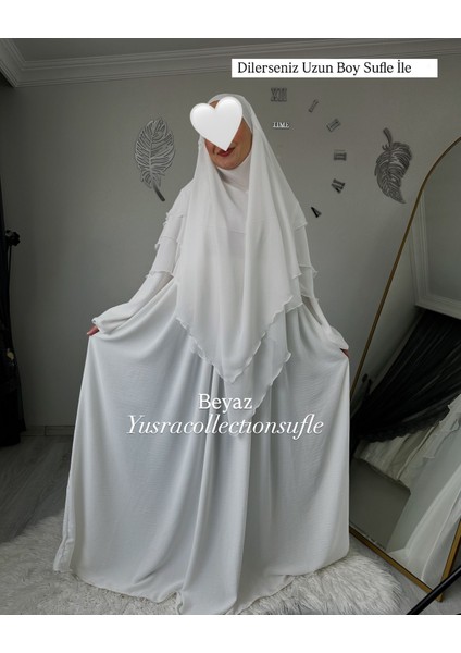 Ayrobin Elbise ve Uzun Sufle 2’li Takım