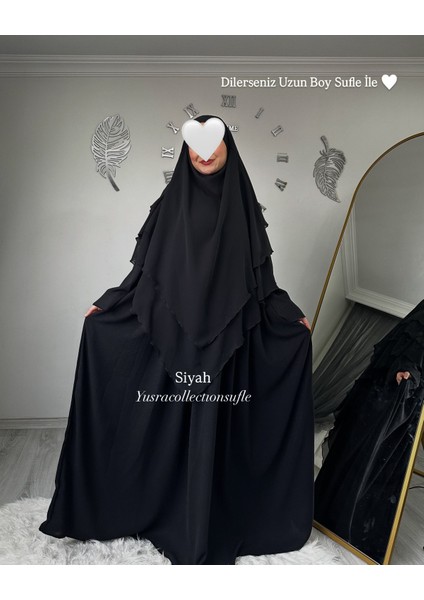 Ayrobin Elbise ve Uzun Sufle 2’li Takım