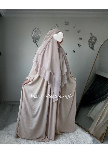 Ayrobin Elbise ve Uzun Sufle 2’li Takım