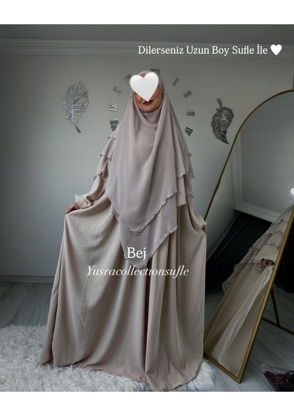 Ayrobin Elbise ve Uzun Sufle 2’li Takım modelleri