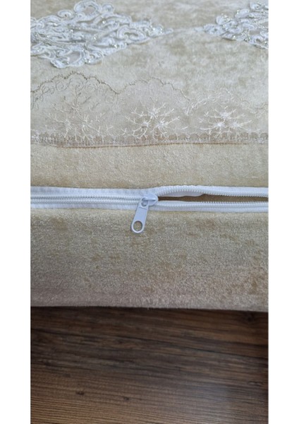 Nergis Kadife Dantelli Güpürlü Hurç Büyük Boy (60X40X20 Cm) Çeyizlik Nişan Düğün Gelin Bohçası indirimleri