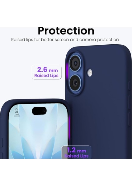 Apple iPhone 17 Uyumlu Içi Kadife Lansman Kılıf ve Hayalet Privacy Tam Kaplayan Cam Ekran Koruyucu modelleri