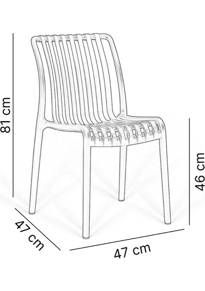 Kolsuz 4'lü Paris Sandalye fiyatları