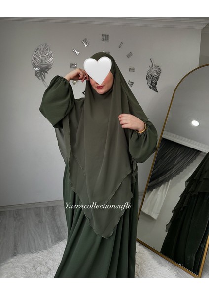 Ayrobin Elbise ve Uzun Sufle 2’li Takım