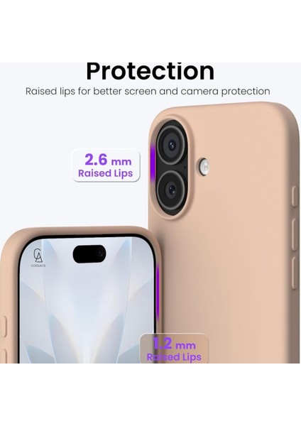 Apple iPhone 17 Uyumlu Içi Kadife Lansman Kılıf ve 5d Tam Kaplayan Cam Ekran Koruyucu modelleri