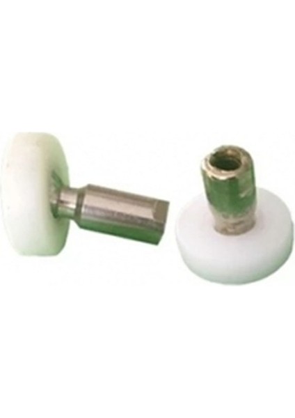 Banyo Duşakabin ve Cam Kabin Tekerleri Çap 18MM Boy Uzunluk 24MM 8 Adet modelleri