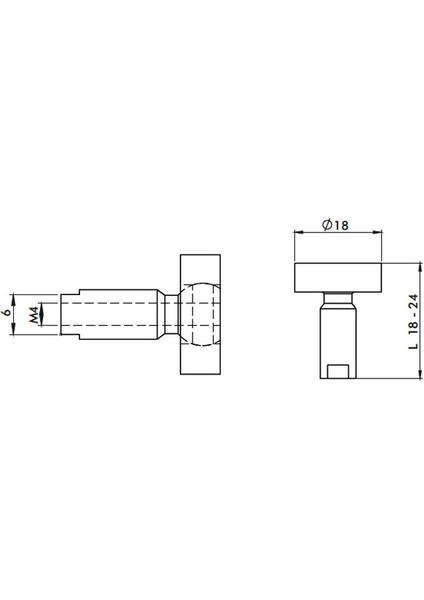 Banyo Duşakabin ve Cam Kabin Tekerleri Çap 18MM Boy Uzunluk 24MM 8 Adet indirimleri