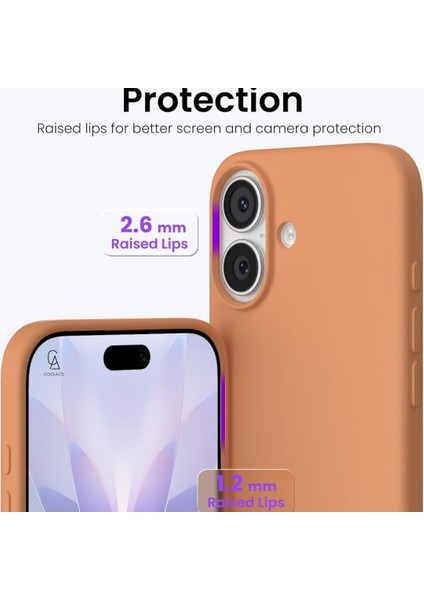 Apple iPhone 17 Uyumlu Içi Kadife Lansman Kılıf ve 5d Tam Kaplayan Cam Ekran Koruyucu modelleri