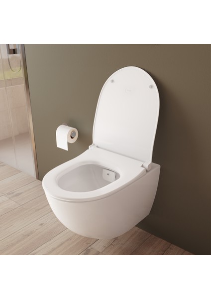 Sento 7748B003-6248 Asma Klozet ve Klozet Kapağı Seti, Beyaz indirimleri