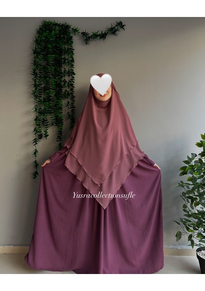 Ayrobin Elbise ve Uzun Sufle 2’li Takım