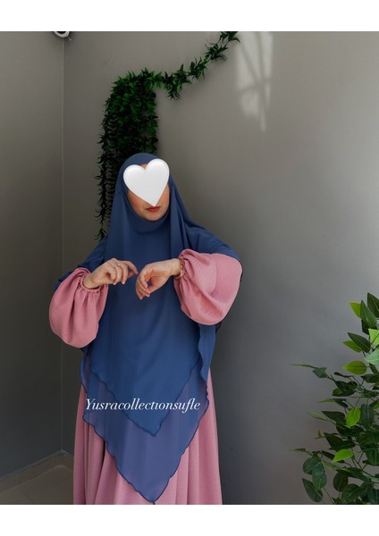 Ayrobin Elbise ve Uzun Sufle 2’li Takım Kombin