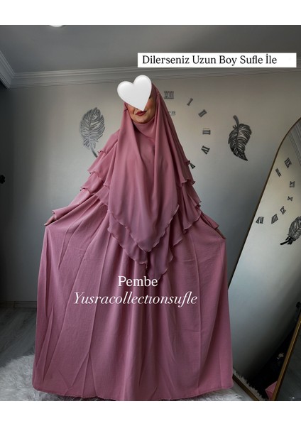 Ayrobin Elbise ve Uzun Sufle 2’li Takım