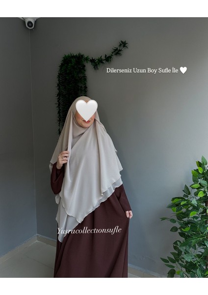 Ayrobin Elbise ve Uzun Sufle 2’li Takım Kombin