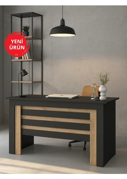 Epito Ofis Masası Çalışma Masası Antrasit - Sepet