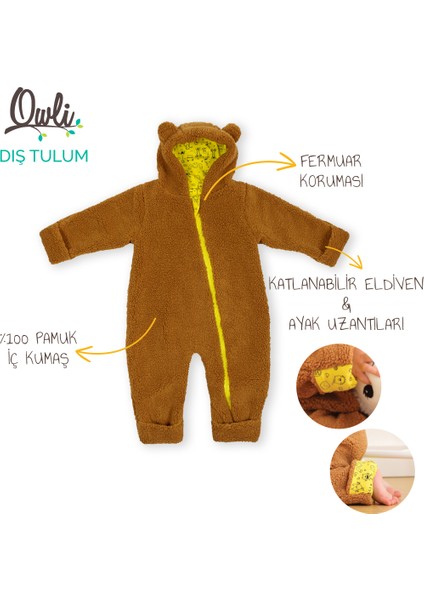 Dış Tulum Kahverengi 6-12 Ay indirimleri