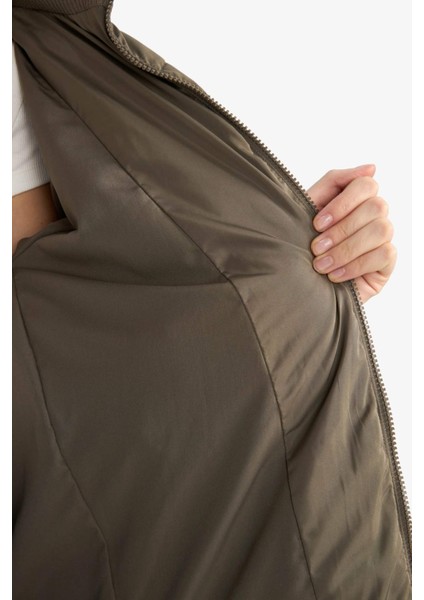 Su Geçirmez Regular Fit Kapüşonlu Parka F3557AX25WN