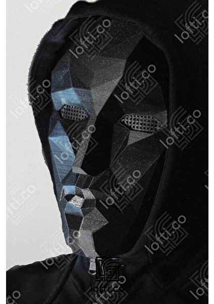 Front Man Maskesi Siyah Renkli Plastik Malzeme fırsatları