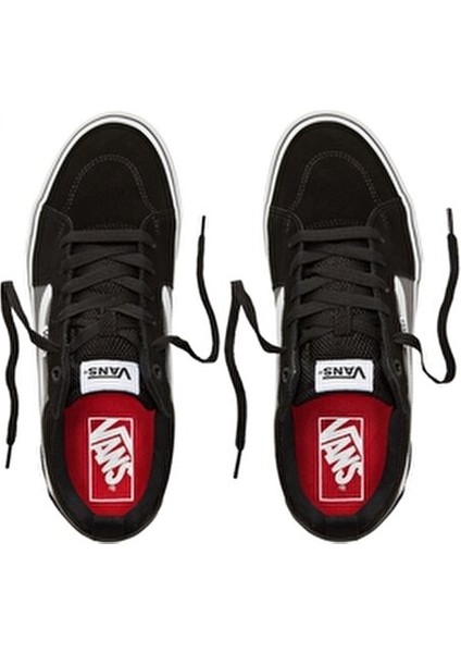 MN FILMORE Siyah Erkek Sneaker Kauçuk Waffle Dış Taban ile Dayanıklı ve Şık Tasarım